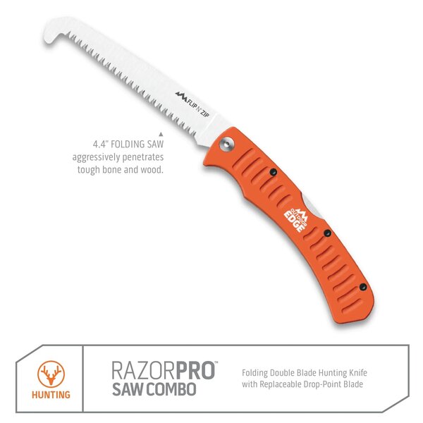 OUTDOOR EDGE 3.5" RazorPro Saw Combo Orange