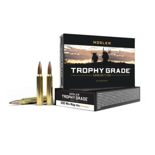 NOSLER 300 WIN MAG 180gr PARTITION TROPHY GRADE 20ct