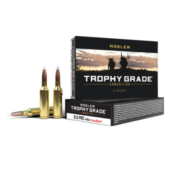 NOSLER 6.5 PRC 140gr ACCUBOND TROPHY GRADE 20ct