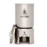 PATHFINDER 32oz STAINLESS WATER BOTTLE+CUP+STOVE SET