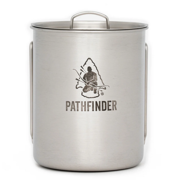 PATHFINDER 32oz STAINLESS WATER BOTTLE+CUP+STOVE SET