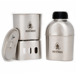 PATHFINDER STAINLESS STEEL CANTEEN COOKING SET 39oz