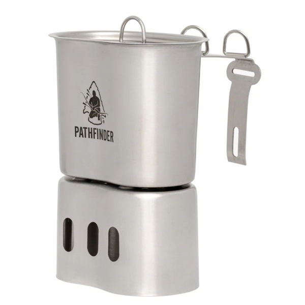 PATHFINDER STAINLESS STEEL CANTEEN COOKING SET 39oz