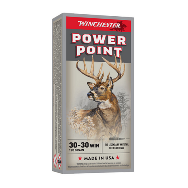 WINCHESTER 30-30 WIN 170GR POWER POINT 20ct