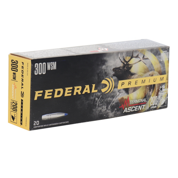 FEDERAL 300 WSM 200gr TERMINAL ASCENT PREMIUM 20ct