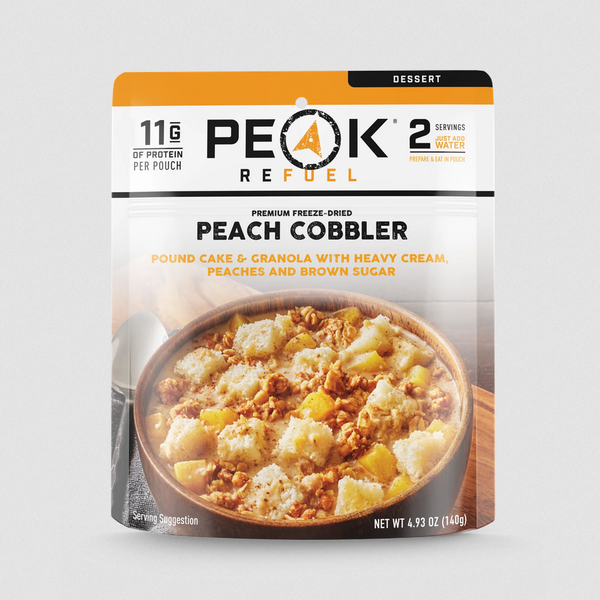 PEAK REFUEL Peach Cobbler