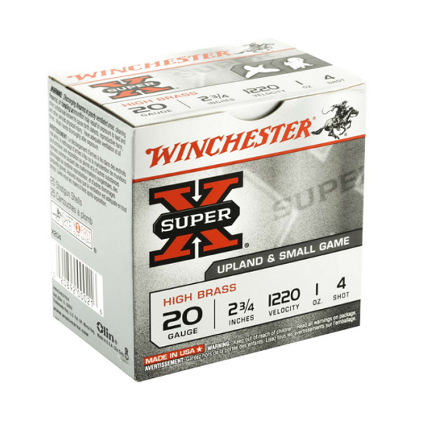 WINCHESTER 20ga 2-3/4" 1 oz 4 Shot 25ct