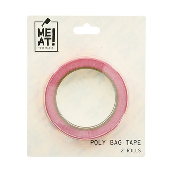 MEAT! Poly Bag Tape 2 pack