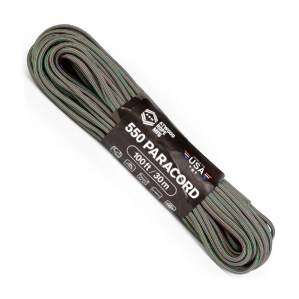 ATWOOD ROPE 100' 550 PARACORD Color Changing