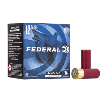 FEDERAL 12ga 2-3/4" 1-1/8oz 4 SHOT HEAVY FIELD GAME LOAD 25ct