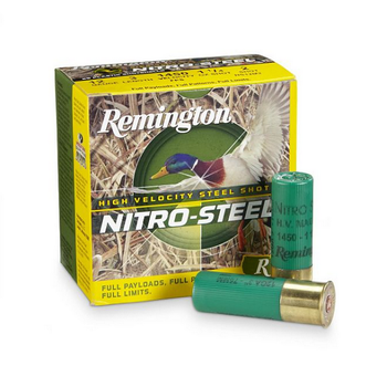 REMINGTON 12ga 3" 1450 FPS 1-1/4oz 2 SHOT NITRO-STEEL 25ct — Bartons Big Country