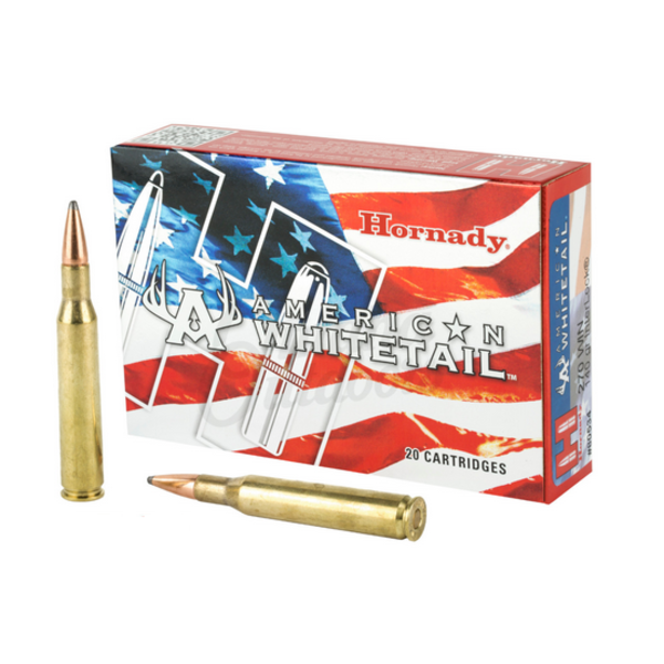 HORNADY 270 Win 140gr SP Interlock Americann Whitetail 20ct