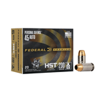 FEDERAL 45 Auto +P 230gr Personal Defense HST JHP 20ct