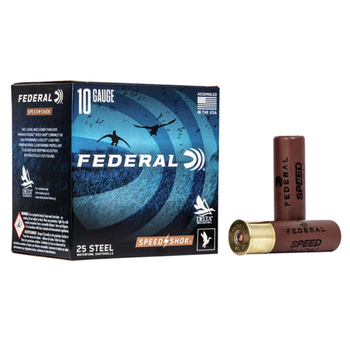 FEDERAL SPEED SHOK 10ga 3-1/2" 1450 FPS 1-1/2oz BB 25ct