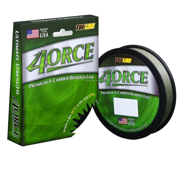 TUF-LINE 4ORCE BRAIDED LINE 4-CARRIER Green 125yd