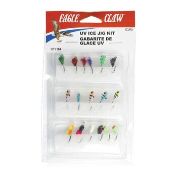 EAGLE CLAW UV Ice Jigs Kit