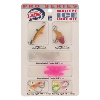 EAGLE CLAW Lazor Pro Series Walleye Ice Kit