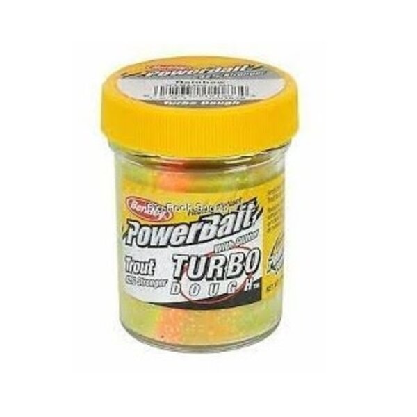 BERKLEY  PowerBait Glitter Turbo Dough Spring Green Yellow