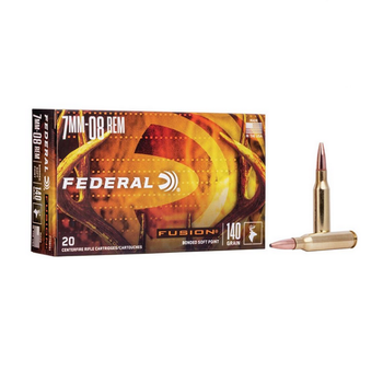 FEDERAL 7mm-08 Rem 140gr Fusion SP 20ct