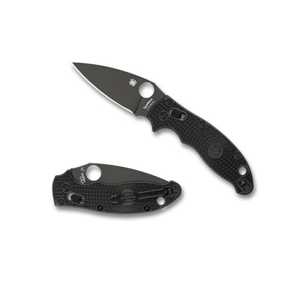 SPYDERCO Manix Lightweight Black w/Black Blade