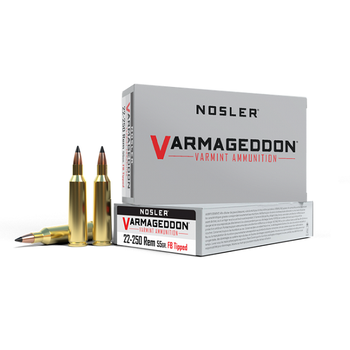 NOSLER 22-250 55gr FB TIPPED VARMAGEDDON 20ct