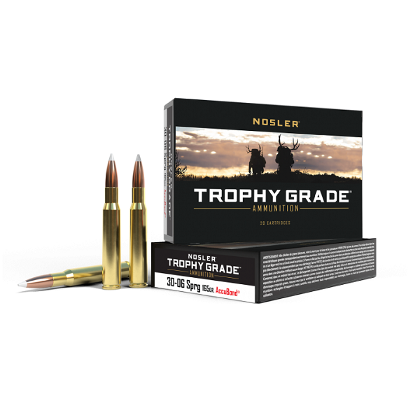 NOSLER 30-06 SPRG 165gr ACCUBOND TROPHY GRADE 20ct