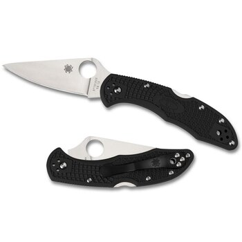 SPYDERCO Delica 4 Black Lightweight Plainedge