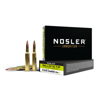 NOSLER 6.5x55 SWEDISH 140gr BT 20ct