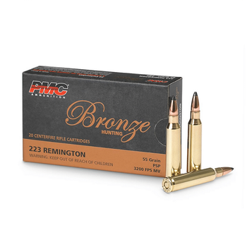 PMC BRONZE 223 REM 55gr PSP 20ct