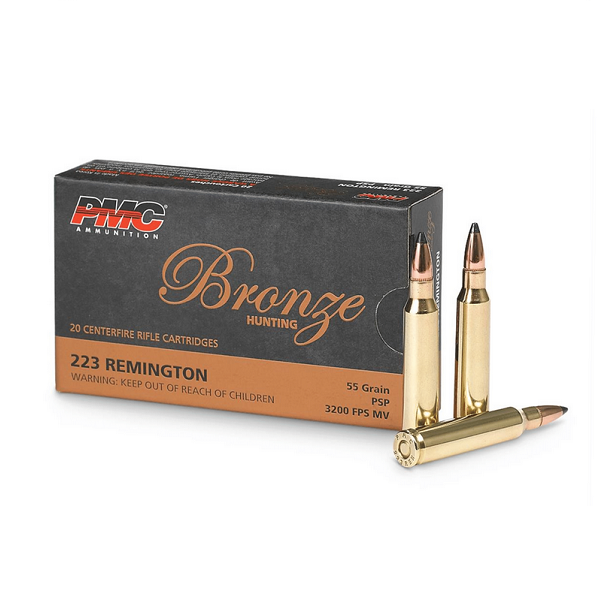 PMC BRONZE 223 REM 55gr PSP 20ct