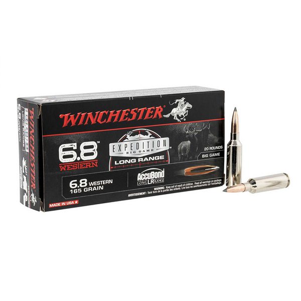 WINCHESTER 6.8 WESTERN 165gr EXPEDITION LR ACCUBOND 20ct