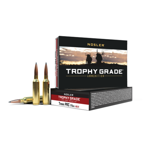NOSLER 7mm PRC 175gr ACCUBOND LR TROPHY GRADE 20ct