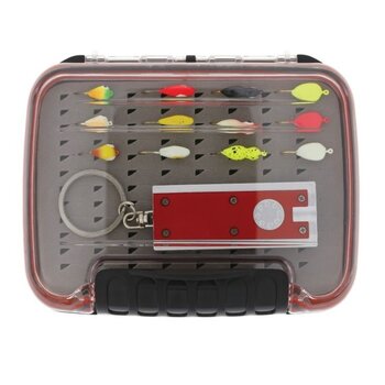 EAGLE CLAW Glow Jig Ice Kit w/Jig Box
