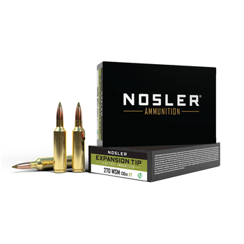 NOSLER 270 WSM 130gr ET SP 20ct