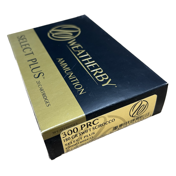 WEATHERBY 300 PRC 180gr SWIFT SCIROCCO 20ct
