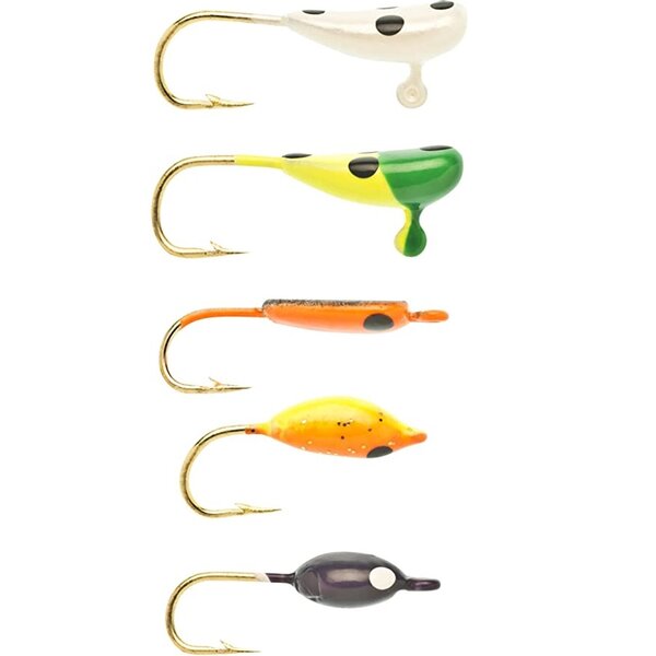 CELSIUS LURES ICE JIGS GLOW Assorted #10 5pk