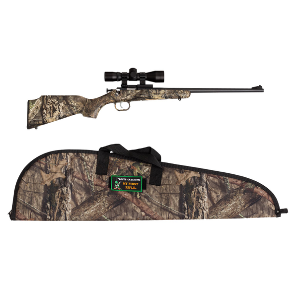 KEYSTONE CRICKETT Mossy Oak Break-Up Syn Blued 22 LR w/Scope & Case