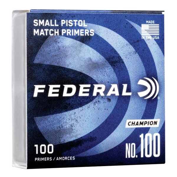 FEDERAL PRIMERS Small Pistol 100ct