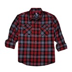 HORNADY LONG SLEEVE FLANNEL Red