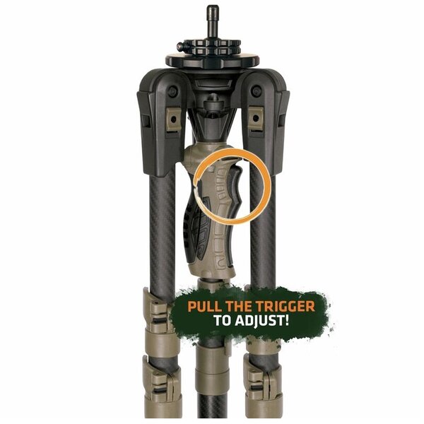 PRIMOS  Trigger Stick Apex Carbon Fiber Tripod with MagnaSwitch