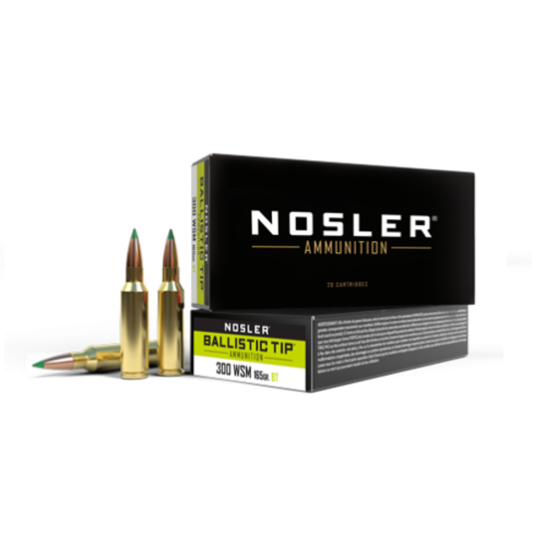 NOSLER 300 WSM 165gr BALLISTIC TIP 20ct
