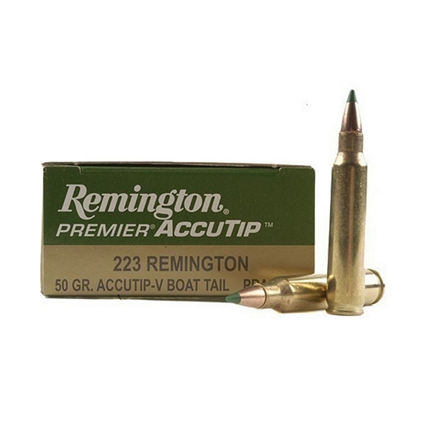 REMINGTON 223 REM 50gr ACCUTIP-V BT 20ct