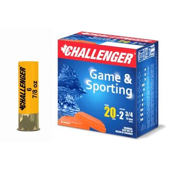 CHALLENGER 20ga 2-3/4" 7/8oz 6 SHOT 25ct