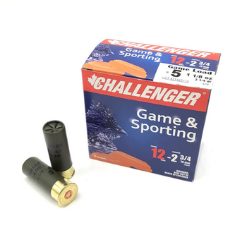 CHALLENGER 12ga 2-3/4" 1-1/8oz #5 Shot 25ct