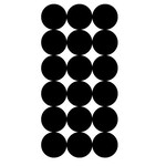 PRO-SHOT SPLATTER SHOT TARGET REPAIR PATCHES Black 216pk