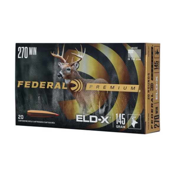 FEDERAL 270 WIN 145gr ELD-X PREMIUM 20ct