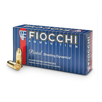 FIOCCHI 9mm 115gr FMJ 50ct