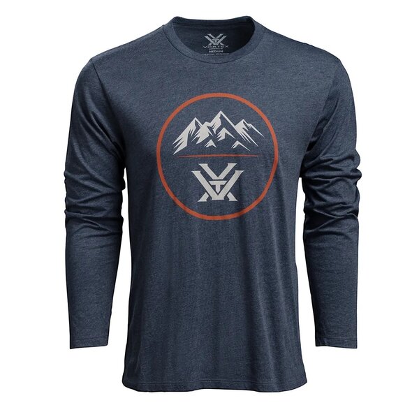 VORTEX LONG SLEEVE THREE PEAKS Navy Heather