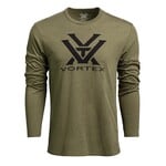 VORTEX LONG SLEEVE CORE LOGO Military Heather