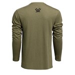 VORTEX LONG SLEEVE CORE LOGO Military Heather